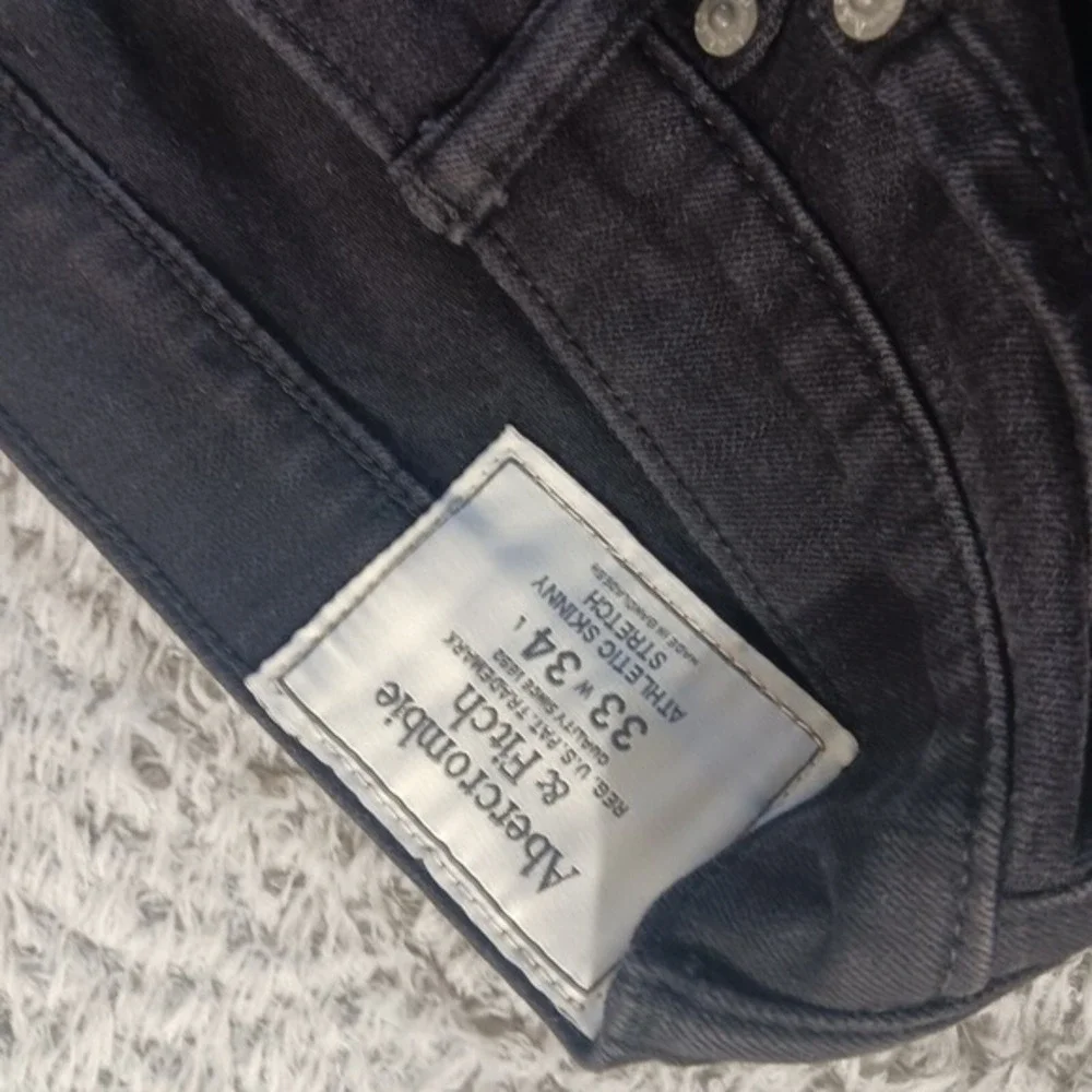 Abercrombie & Fitch Athletic Stretch Skinny Straight Jeans‎ 32x32 Normcore
